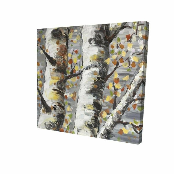 Begin Home Decor 16 x 16 in. Budding White Birches 1-Print on Canvas 2080-1616-LA112-CR2